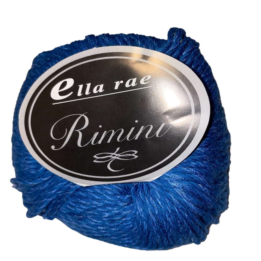 Ella Rae Rimini Cotton Viscose Silk DK Yarn 11 Indigo Denim Blue Bi-Color